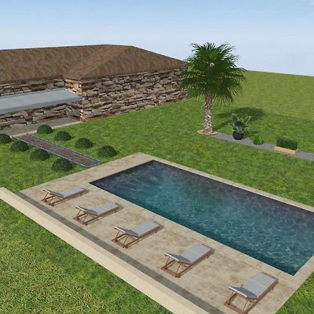 Entre Pierre Et Vigne - Charming Former Winery Farmhouse With Hot Tub & Swimming Pool Monestier  Ngoại thất bức ảnh